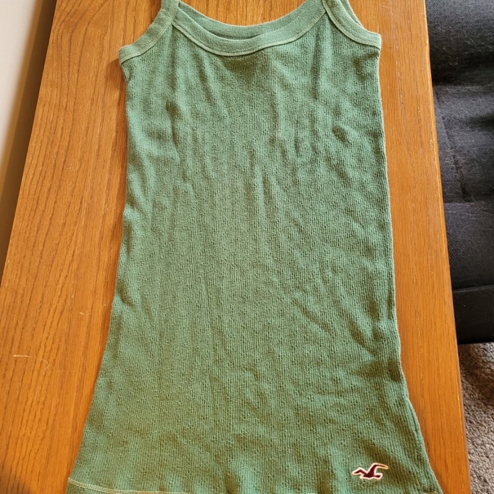Hollister Green Tank Top L